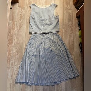 Vintage 50’s cotton seersucker set